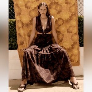 Bec + Bridge Desert Palm Maxi Dress